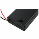 2 Pcs 3 x AAA 4.5V Battery Holder Case Box Wired ON/OFF Switch w Cover N2D3
