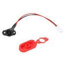 Electric Scooter Power Charger Cord Cable+Charging Port Plug Cover for M365