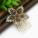 Bridal Wedding Crystal Jewel Diamante Hair Comb Hair Piece Clip Claw Clasp