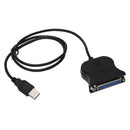 IEEE 1284 25-Pin Parallel Port To USB 2.0 Printer Cable USB To ParallelAdapterME
