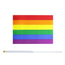 50 Pack Rainbow Small Mini Stick Flags,Decorations For Rainbow Pride Party