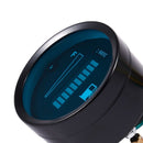 2 "52MM blue LED digital instrument gauge fuel level Borletti car motorbike