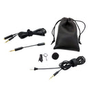 Portable 3.5mm Clip-On Lapel Microphone Hand Free Mini Lavalier Mic