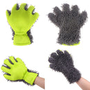 1x Cleaning Glove Car Sponges Mitt Microfiber Interior Exterior Care Wash T 3C