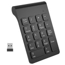 Wireless 2.4GHz 18 Keys Number Pad Numeric Keypad Keyboard for Laptop PC &  W3N2