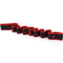 Yoga Resistance Band Indoor Elastic Band Fitness Training Equipment (Red) A