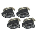 4x Rubber Manifold Mounting Flange Adapter for Mikuni VM24 26 Keihin PE Carb