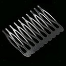 10 Hair Clip Hair Combs Pins Barrettes Wedding Veil Wire Metal Comb Hair DIY