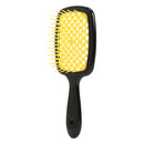 Wide Teeth Air Cushion Comb Home Hairdressing Styling Massage Comb (Yellow) A