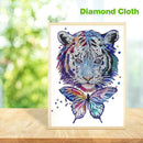 5D DIY Special Shaped Diamond Painting Tiger Butterfly Embroidery Craft Kit Home