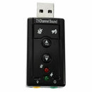 5X(7.1 Channel USB External Sound Card Audio Adapter M3O8)