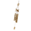 Large Wind Chimes Outdoor Deep Tone - Butterfly Wind Chimes with 6 Bamboo Tubes,