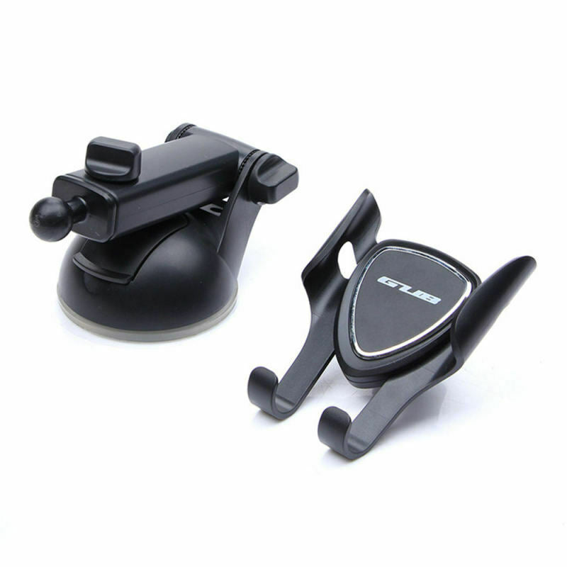 Black Car Phone Suction Cup Adjustable Mounting Bracket For Smartphones EDB