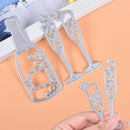 1PC Wine Bottle Metal Cutting Die For Photo Album Paper Cards Decor JR