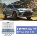 50pcs U Nuts M5 Multi Thread Car Automobile Fastener Clip Retainer U Type Nuts