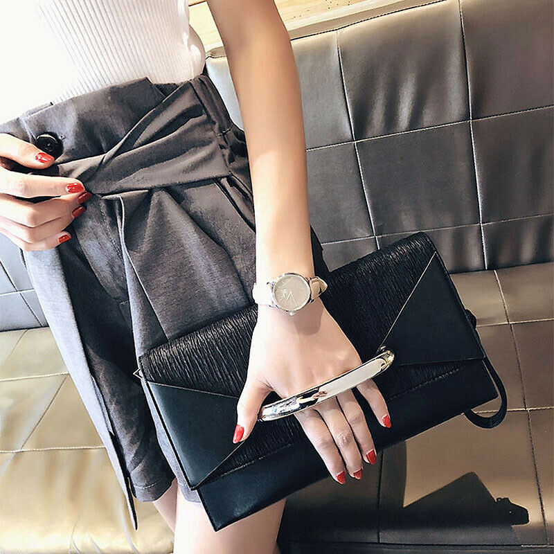 Envelope Clutch Bag Women Leather Birthday Party Evening Clutch Bags For Wo G6G9