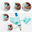 3pcs Kids Silicone Pencil Holder Pen Writing Aid Grip Posture Correction A