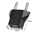 US/AU to European Euro EU Travel Charger Adapter Outlet New Converter T0S7