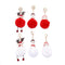 1set Santa Claus Hairball Key Chain Pendant Keychain Accessories Christmas G Ew