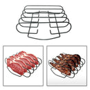 Rib Rack Iron Roasting Stand Roast Grill Steak Rack Grilling Non-stick