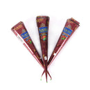 3pc darkest brown instant herbal henna cones temporary tattoo kit body LJ