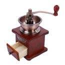 Retro Wood Coffee Grinder Roller Grain Mill Hand Crank Coffee Grinder Gift