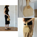 Summer Women Handbag Fashion Straw Bags Ladies Beach Straw Bag Female Ratta L5S2