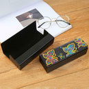 DIY Butterfly Diamond Painting Leather Eye Glasses Box Sunglasses Holder