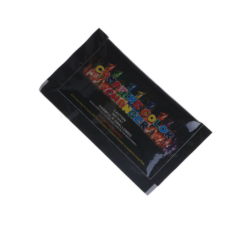Mystical Magic Trick Fire Coloured Flames Bonfire Sachets Fireplace Colorful TME