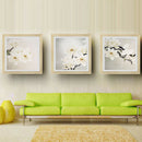 Wall Artwork White Blossom Canvas Wall Art Scenic Oil Painting 40x40cm