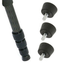 3 Pcs Tripod Feet Monopod Foot with 1/4" Thread Screw for Nikon Manfrotto