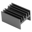10Pcs 20x15x11mm Black Aluminum Heat Sink for TO-220  ME