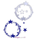 3pcs Stars Circle Cutting Dies Scrapbooking Carbon Steel Cutting Pressing