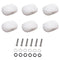 6Pcs Acrylic Guitar Tuning Pegs Buttons Machine Heads Knobs With Screws Kit