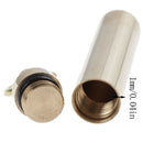 1 Pcs Outdoor Brass Waterproof Seal Bottle Container Bonus Two Waterproof Ring