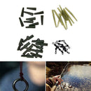 40Pcs Fishing Tackle carp lead clips Quick Change swivels F3B9 Sleeves~ O3R6