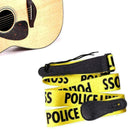 Adjustable Polyester Guitar Belt with PU Leather Ends for Electric Bass Gui K8E8