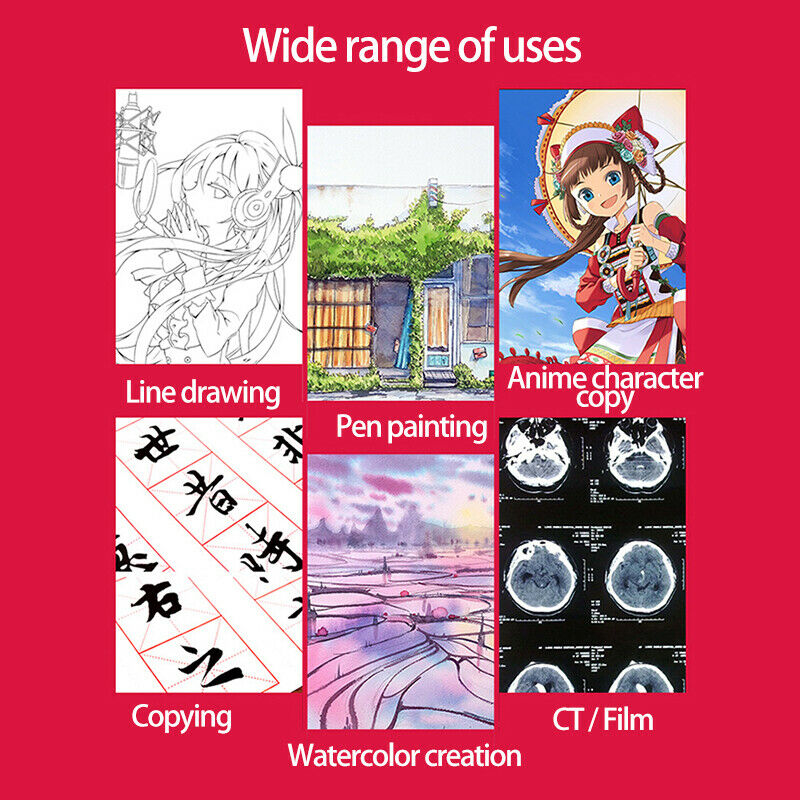 A4  USB LED Artist Thin Art Stencil Board Light Tracing Drawing Pad Table BS Cy