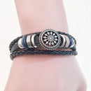 Top Fashion PU Retro Infinity Charm Wrap Men Women Bracelet Jewelry Punk Sty FT