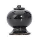 5 x Fashion Round Ceramic Kitchen Cabinet Drawer Door Handles (Black) S3J6