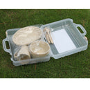 24 Pieces Picnic Camping Outdoor Plastic Reusable Tableware Dishes Set