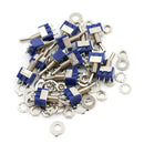 15 Pcs AC 125V 6A SPDT ON-ON 3 Pin Latching Micro Toggle Switch M&O
