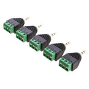 10x 3.5mm Male to Screw Terminal Connector
