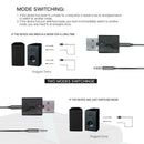 Bluetooth 5.0 Audio Receiver Transmitter 3.5mm AUX Stereo Adapter for PC TV