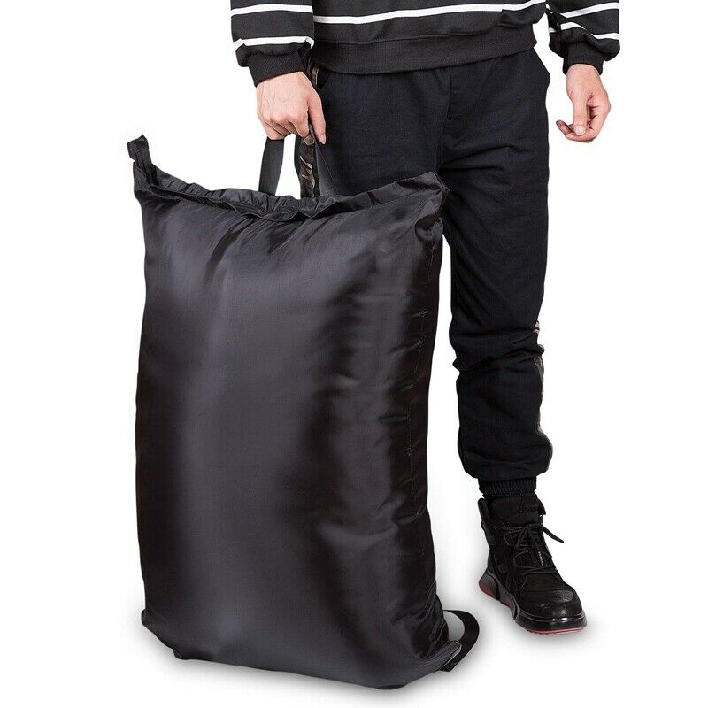 Large Laundry Bag 24 inch X34 inch with Zipper, College Laundry Backpack wi U6Y5