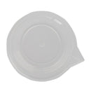 Clear White Plastic 100mL Measuring Cup Beaker for Lab Kitchen