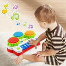 Baby Music Toys Children'S Pat Drum Music Glowing Toys Keyboard Piano E-Lea
