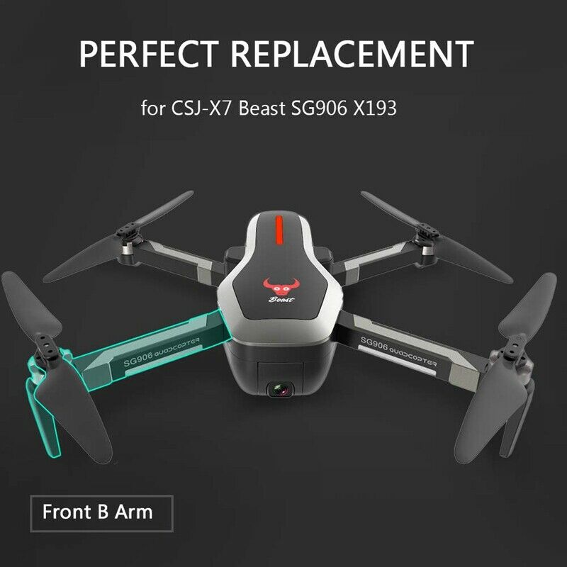 SG906 Drone Arms Replacement Front B Arm W/Motor for CSJ-X7 Beast SG906 X19 F8B7