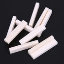 New 10PCS Best Guitar Bass Real Blank Bone Nut for LP Folk/Classical Guitar Tool