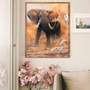 5D DIY Full Drill Diamond Painting Cross Stitch Embroidery Kit (Elephant08)